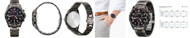 Victorinox Men's Chronograph Fieldforce Sport Gray PVD Stainless Steel Bracelet Watch 42mm